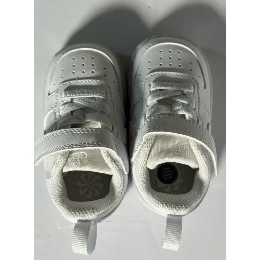 Nike Court Borough Low 2 Baby Toddler White Sneakers Shoes Size 4C